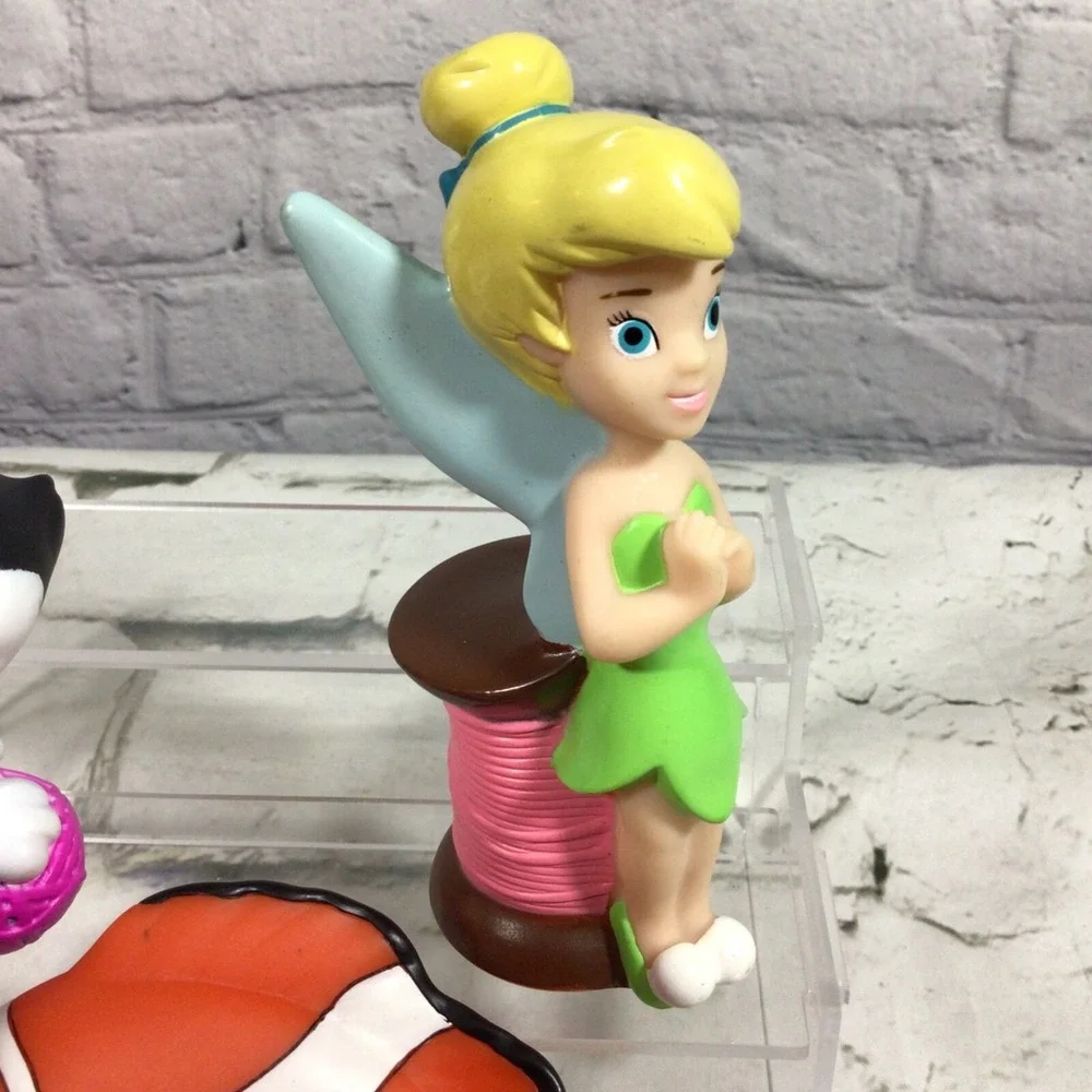 Disney Bath‎ Toys Lot of 6 Figaro Nemo Tinkerbell Frozen Rock Trolls